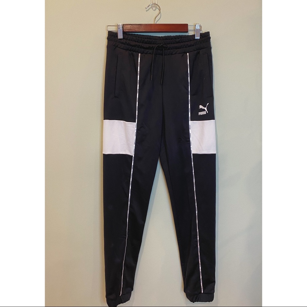 Puma Black & White Joggers
